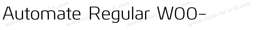 Automate Regular W00字体转换